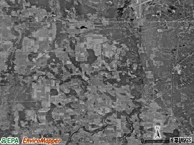 Wilson township, Michigan satellite photo by USGS