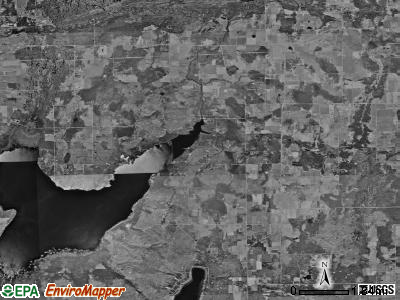 Green township, Michigan satellite photo by USGS