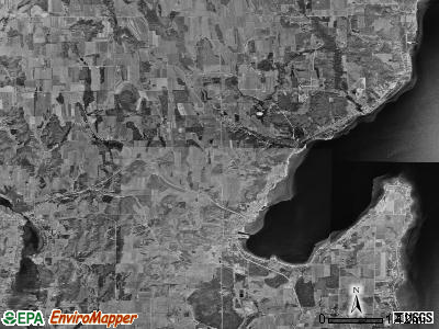 Suttons Bay township, Michigan satellite photo by USGS