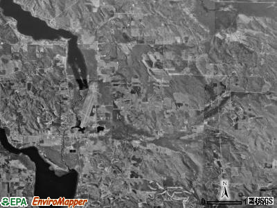 Kearney township, Michigan satellite photo by USGS