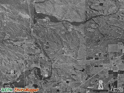 Chestonia township, Michigan satellite photo by USGS