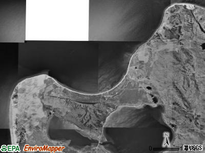 Glen Arbor township, Michigan satellite photo by USGS