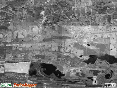 East Fork township, Arkansas satellite photo by USGS