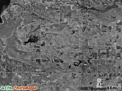 Custer township, Michigan satellite photo by USGS