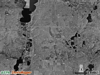 Otsego Lake township, Michigan satellite photo by USGS