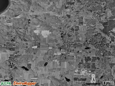 Kasson township, Michigan satellite photo by USGS