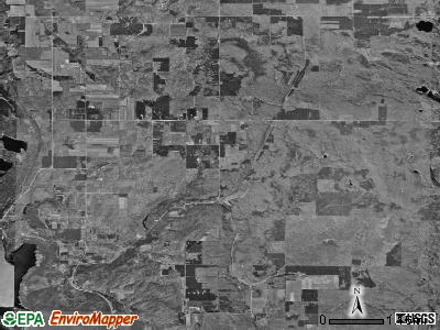 Platte township, Michigan satellite photo by USGS