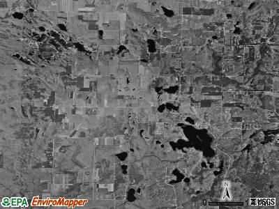 Almira township, Michigan satellite photo by USGS