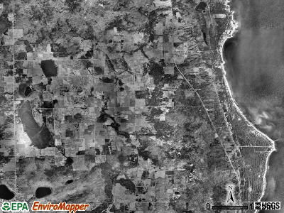 Haynes township, Michigan satellite photo by USGS