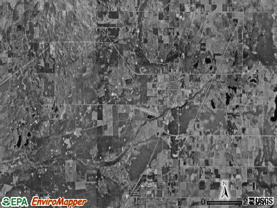 Kalkaska township, Michigan satellite photo by USGS
