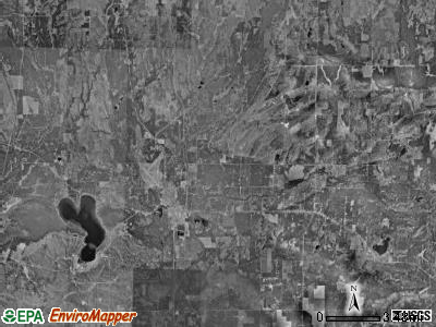 Grayling township, Michigan satellite photo by USGS
