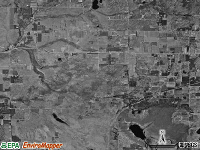 Inland township, Michigan satellite photo by USGS