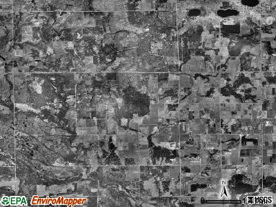 Gustin township, Michigan satellite photo by USGS