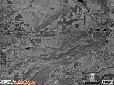 Colfax township, Michigan satellite photo by USGS