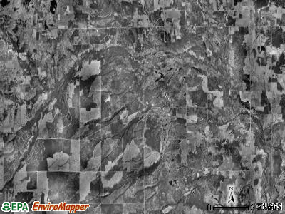Mikado township, Michigan satellite photo by USGS