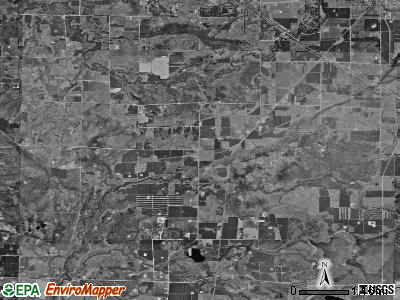 Springdale township, Michigan satellite photo by USGS
