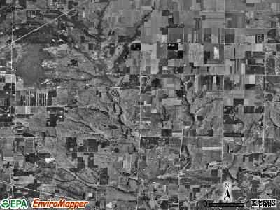 Wexford township, Michigan satellite photo by USGS