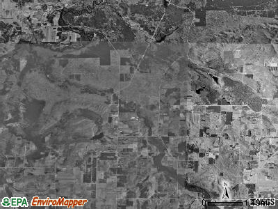 Bloomfield township, Michigan satellite photo by USGS