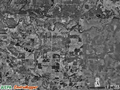 Liberty township, Michigan satellite photo by USGS