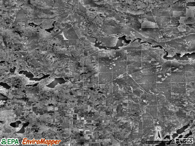 Plainfield township, Michigan satellite photo by USGS