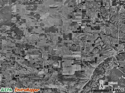 Marilla township, Michigan satellite photo by USGS