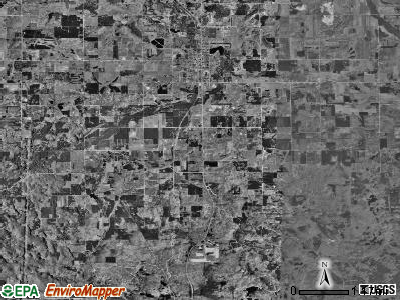 Cedar Creek township, Michigan satellite photo by USGS