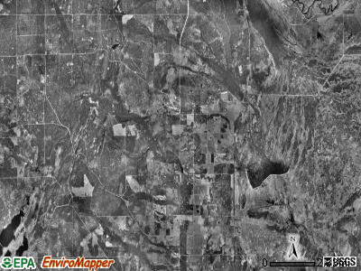 Wilber township, Michigan satellite photo by USGS