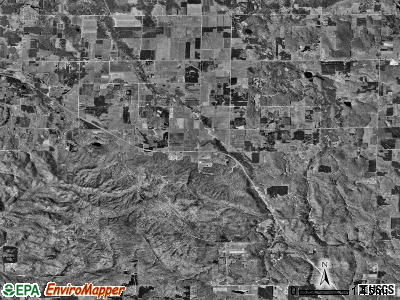 Antioch township, Michigan satellite photo by USGS