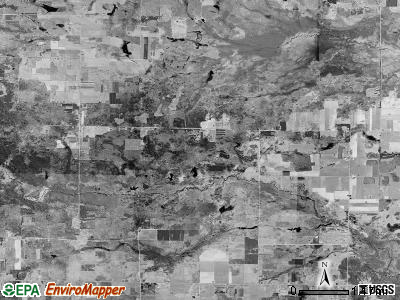 West Branch township, Michigan satellite photo by USGS