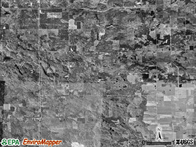Klacking township, Michigan satellite photo by USGS