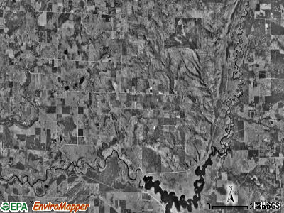 Dickson township, Michigan satellite photo by USGS