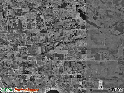 Haring township, Michigan satellite photo by USGS