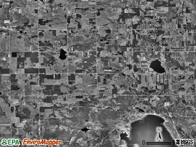Selma township, Michigan satellite photo by USGS