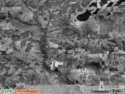 Grant township, Michigan satellite photo by USGS
