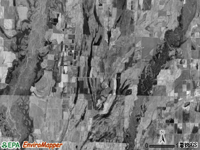 Cache township, Arkansas satellite photo by USGS