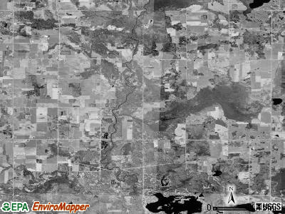 Churchill township, Michigan satellite photo by USGS