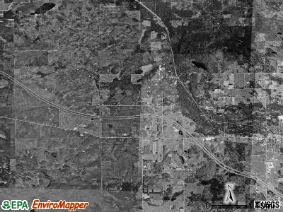 Ogemaw township, Michigan satellite photo by USGS