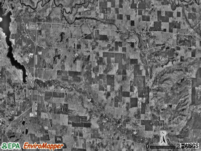 Stronach township, Michigan satellite photo by USGS