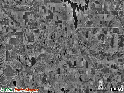 Norman township, Michigan satellite photo by USGS