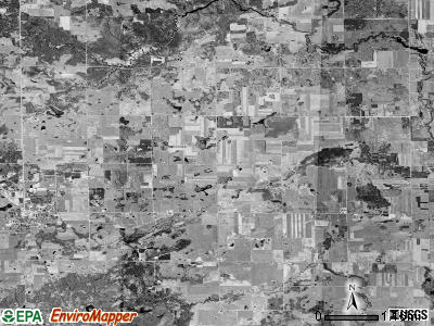 Riverside township, Michigan satellite photo by USGS