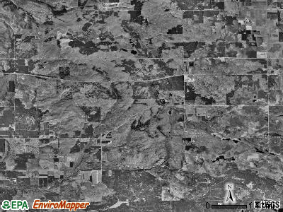 Henderson township, Michigan satellite photo by USGS