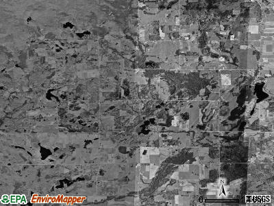 Edwards township, Michigan satellite photo by USGS