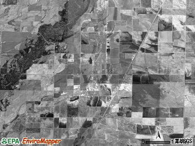 Franks township, Arkansas satellite photo by USGS
