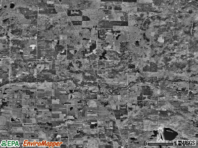 Free Soil township, Michigan satellite photo by USGS