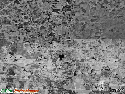 Sherman township, Michigan satellite photo by USGS