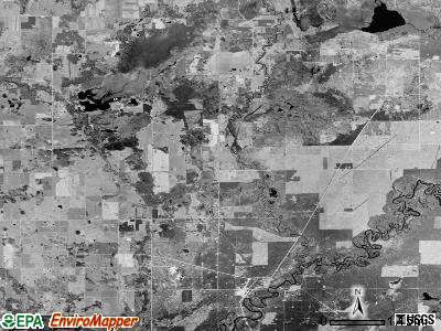 Winterfield township, Michigan satellite photo by USGS
