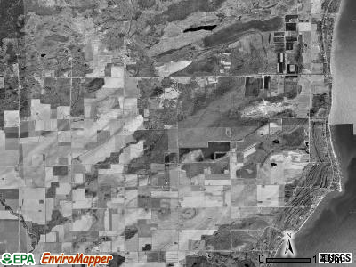 Whitney township, Michigan satellite photo by USGS