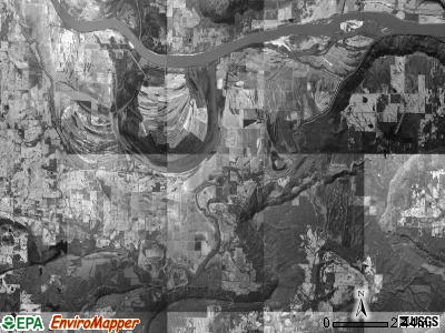 Galla Rock township, Arkansas satellite photo by USGS
