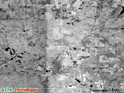 Hamilton township, Michigan satellite photo by USGS