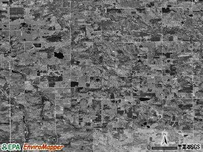 Ellsworth township, Michigan satellite photo by USGS